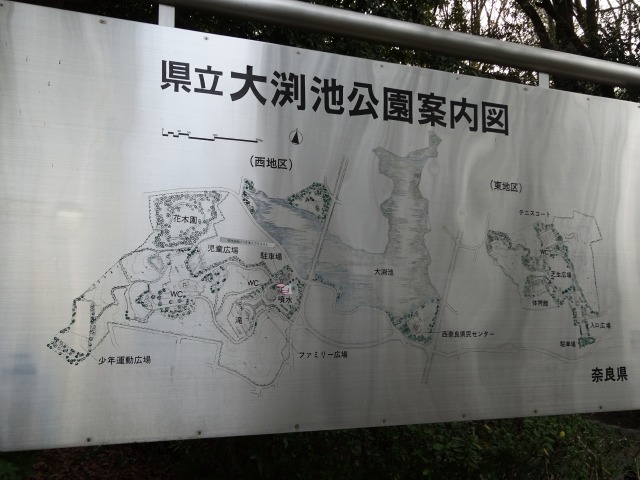 県立大渕池公園案内図